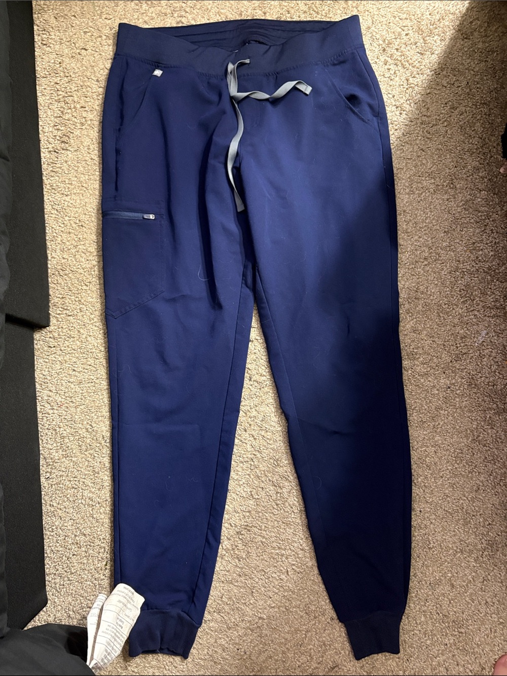 Figs Navy Blue Scrub Joggers Size Large Tall